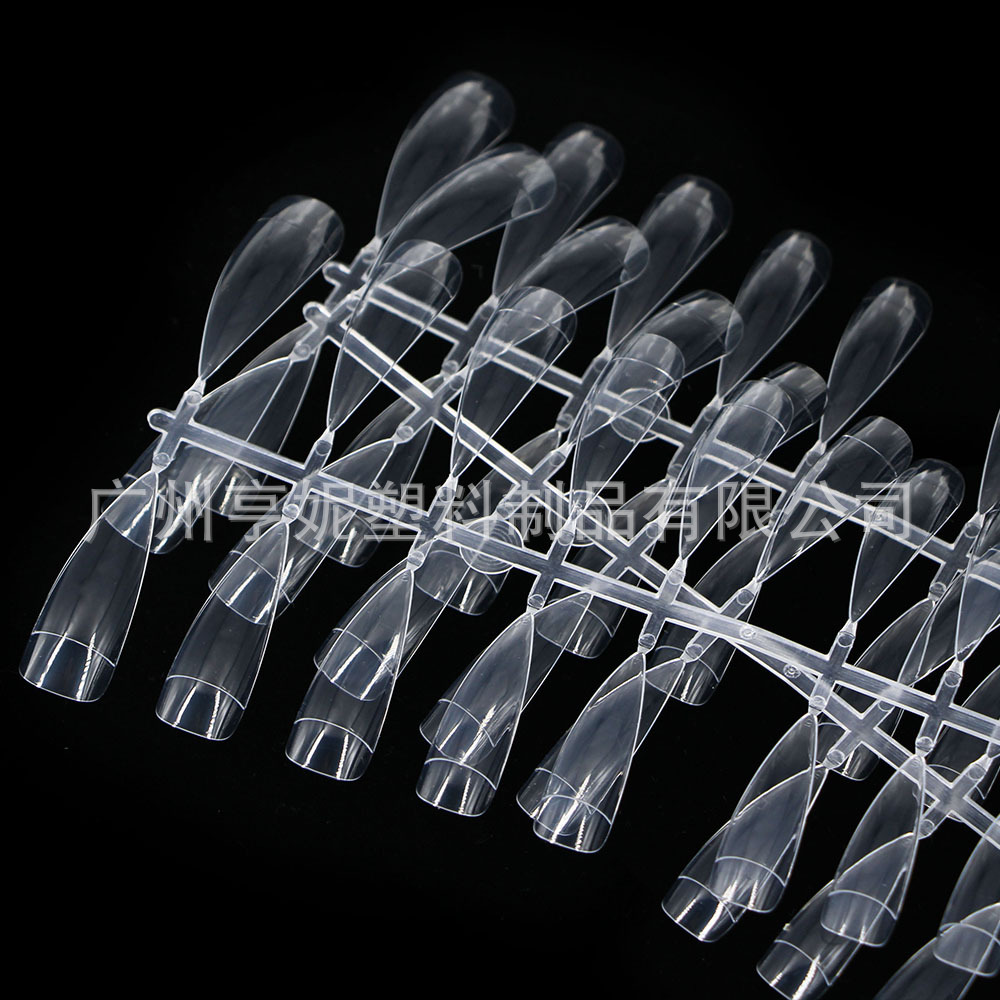 Fake nails drop-shaped