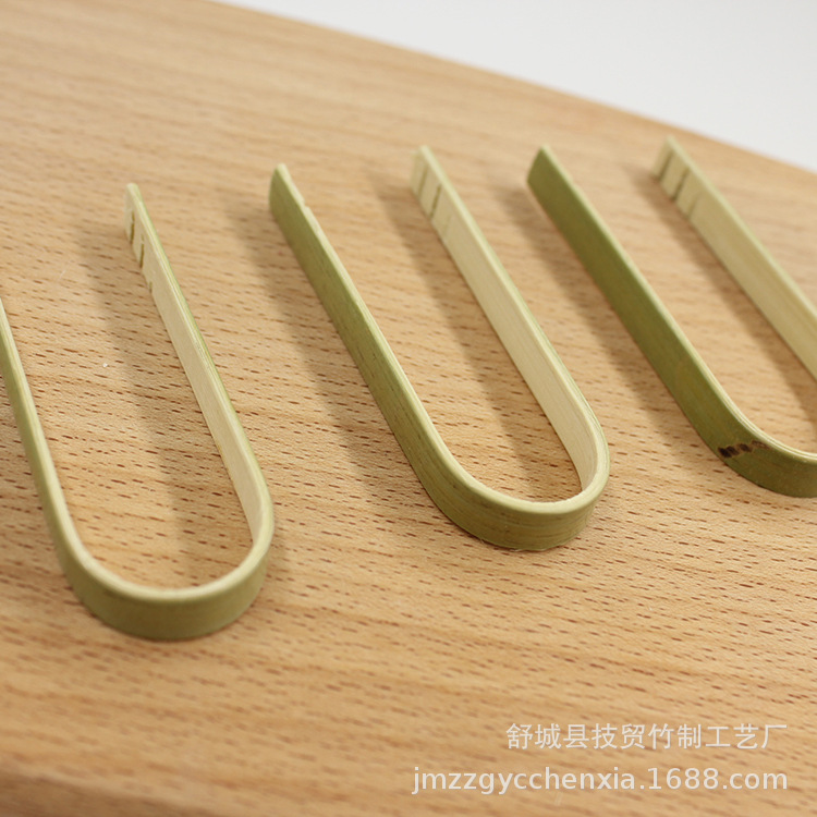 Productos de bambú clip de alimentos clip de bambú verde clip de bambú teñido clip de pan clip de ventas directas de la fábrica