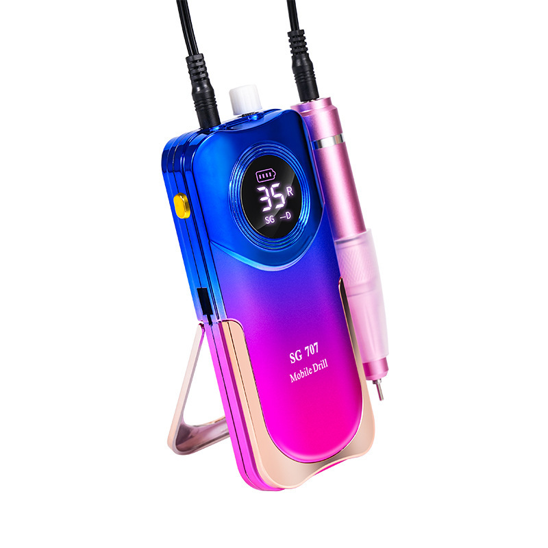 Amoladora de uñas de almacenamiento de energía 35000 Amoladora portátil de alta velocidad Amoladora de uñas inteligente Herramientas de uñas transfronterizas