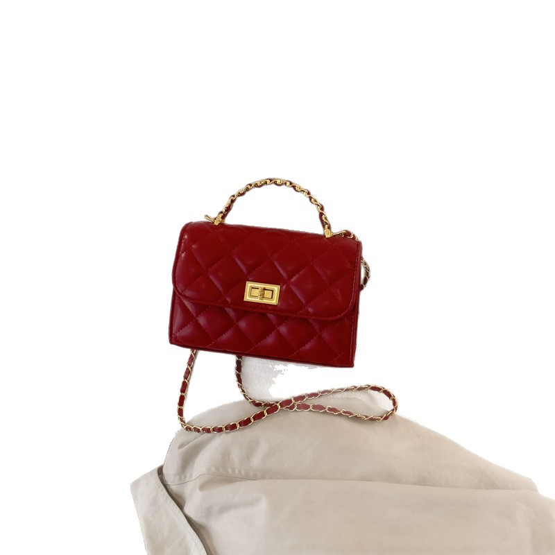 Xiaoxiang transfronterizo estilo bordado bolso cuadrado para mujeres 2026 nuevo popular bolso de cadena simple bolso de mochila diario image 6
