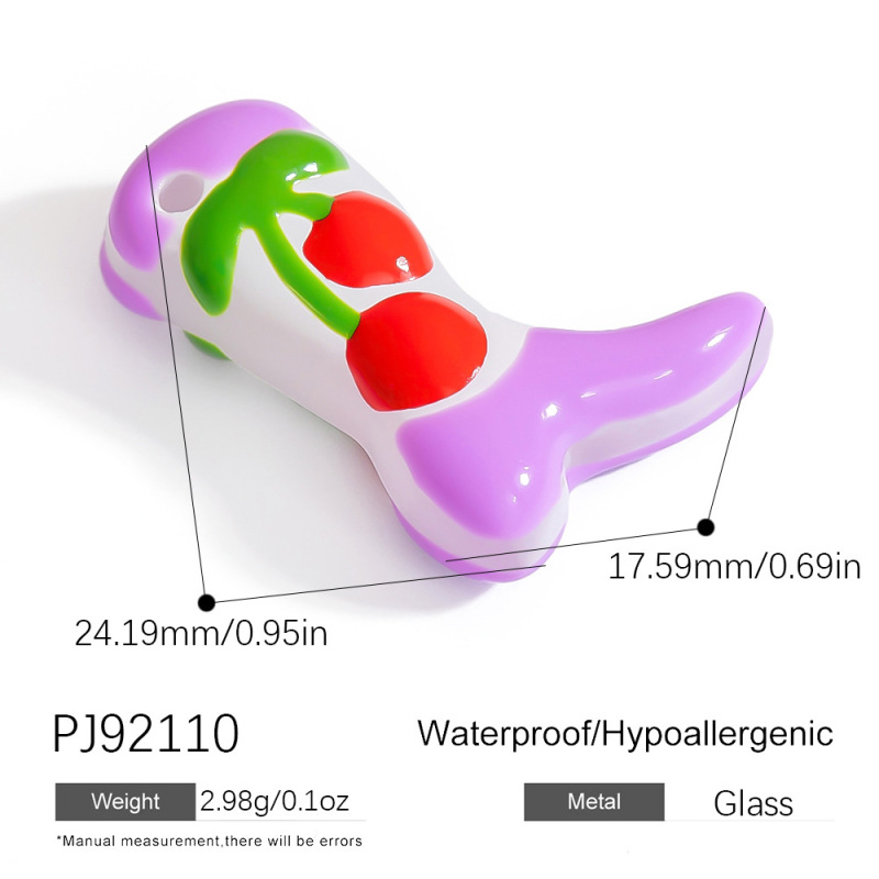 ステンレスの部品の子供の趣味のかわいい両面のドーパミンは手作りのDIYの絵を飾って色を落とさないアクセサリの部品を飾ります。|undefined