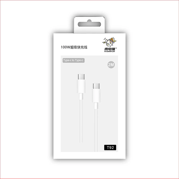 T92 5A 100W dual-C fast charging cable 6978194190590