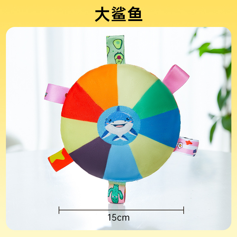 Juguete de frisbee para perros, sonido de felpa, interactivo, frisbee para perros