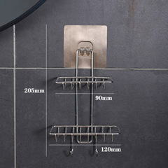 不鏽鋼肥皂盒架免打孔吸盤牆壁掛式香皂架瀝水衛生間放肥皂的架子