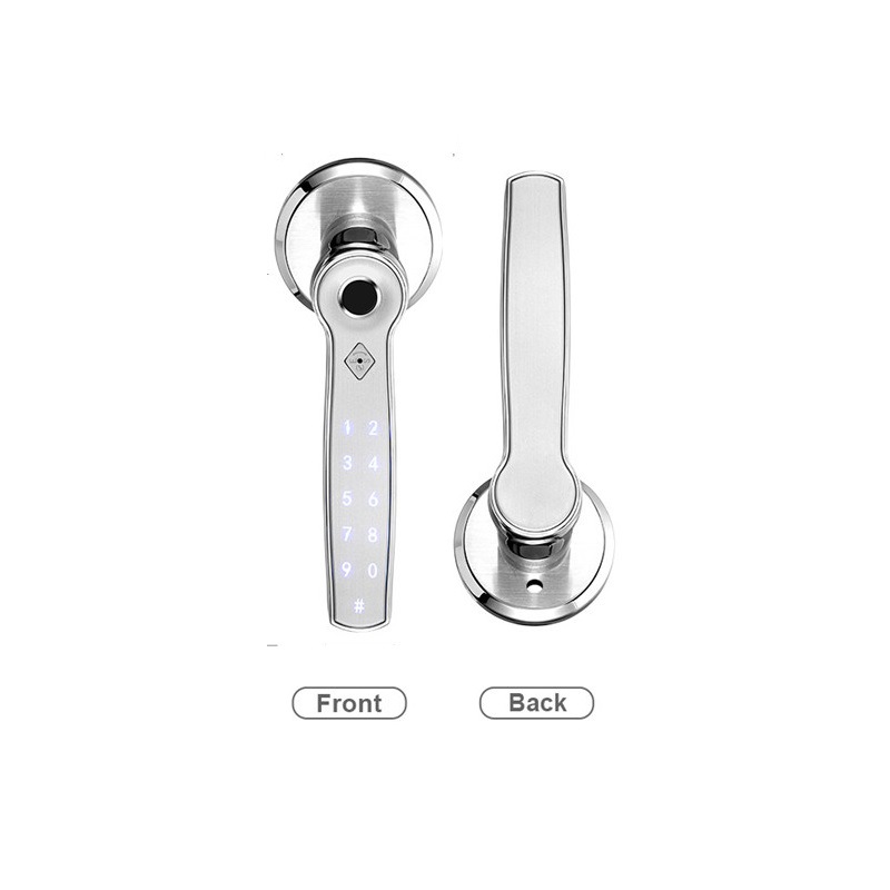 锁神厂家防盗室内门锁办公室指纹锁房间木门电子锁智能球形密码锁