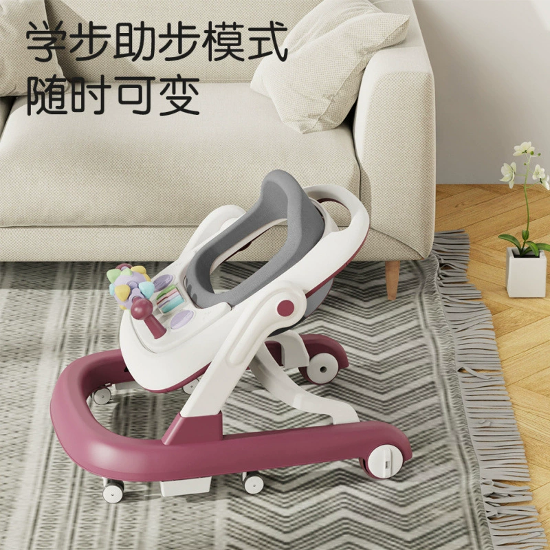 Children's universal foldable walker, anti-rollover, 6-18 month