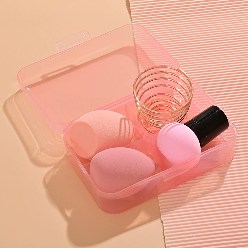 Cosmetic sponge drop-shaped, set, makeup primer, brush