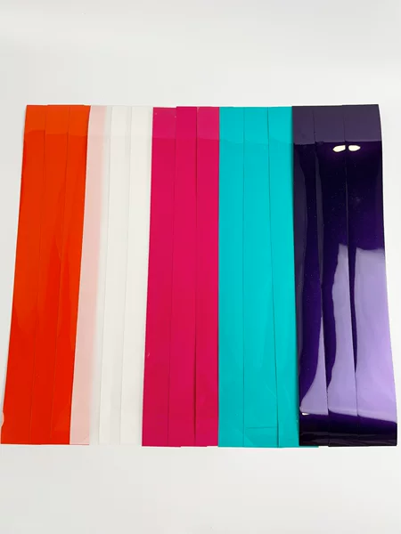 Cage-style racket, paddle-style racket TPU half-cover protective strip, TPU racket edge guard strip, multi-color protective strip, durable and long-lasting