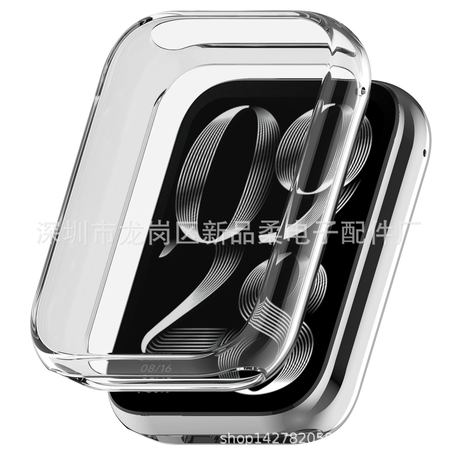 Подходит для Electroplated защитный чехол для Xiaomi Band 8 Pro Mi Band 8 Pro полный TPU защитный чехол заводской готовый запас