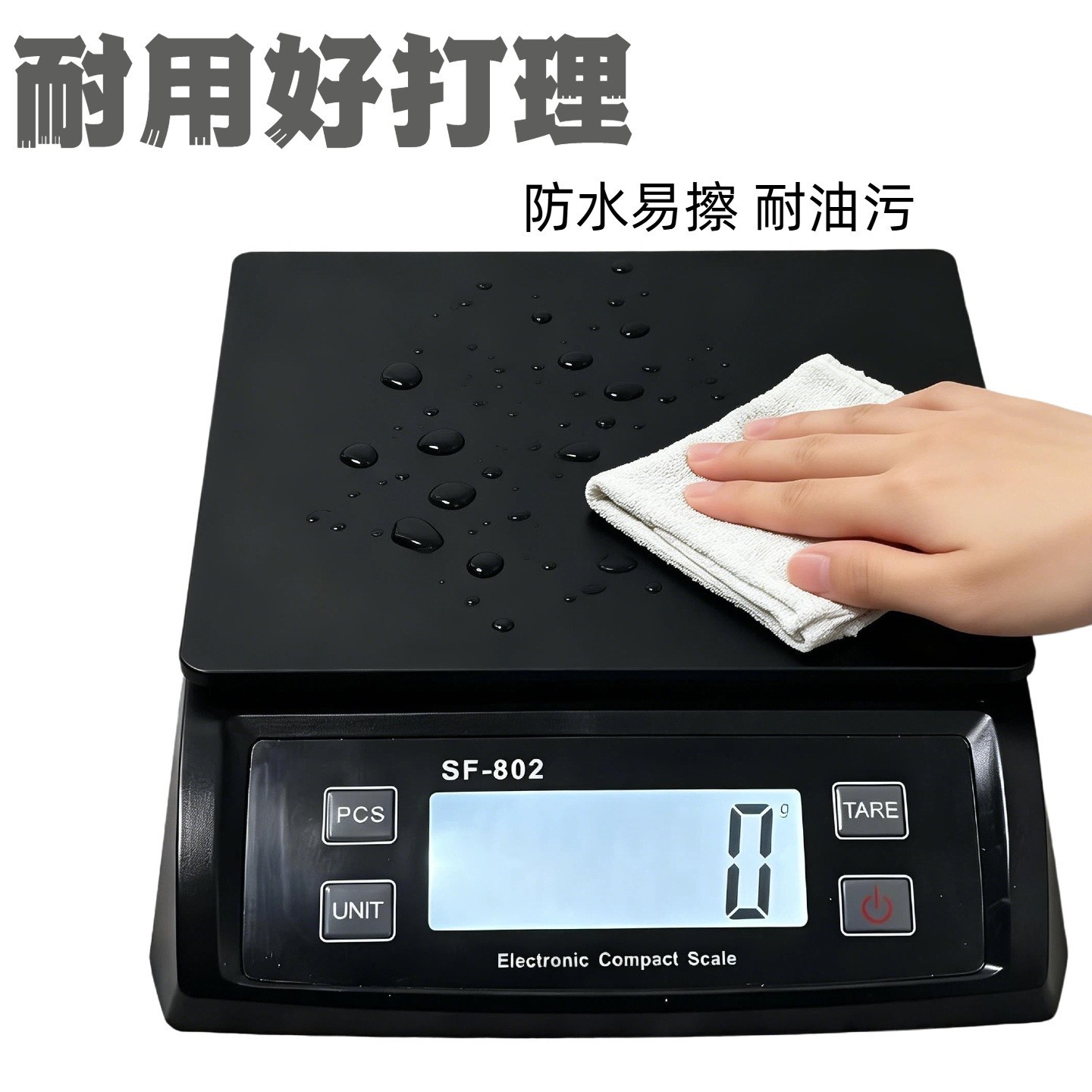 Dış Ticaret SF802 Mutfak Terazisi 30kg Paslanmaz Çelik Elektronik Terazi Kitchen Scale Fırın Elektronik Terazisi Küçük Tezgah Terazisi
