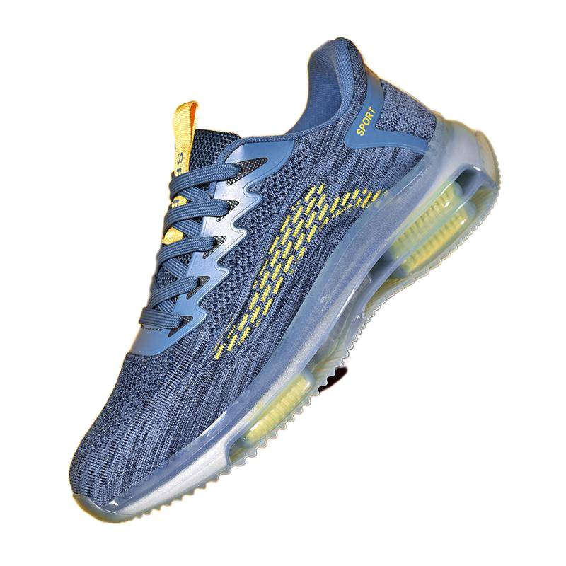 Zapatos de hombre 2025 nuevos zapatos de correr de verano con cojín de aire de moda amortiguador zapatos deportivos casuales con suela gruesa zapatos de papá