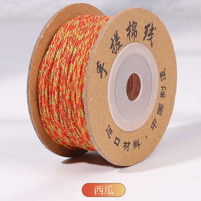 Cen 30m 手でこすった綿糸チベット編みロープ手作り DIY ブレスレット編みロープ多本耐摩耗性チベットロープ|undefined