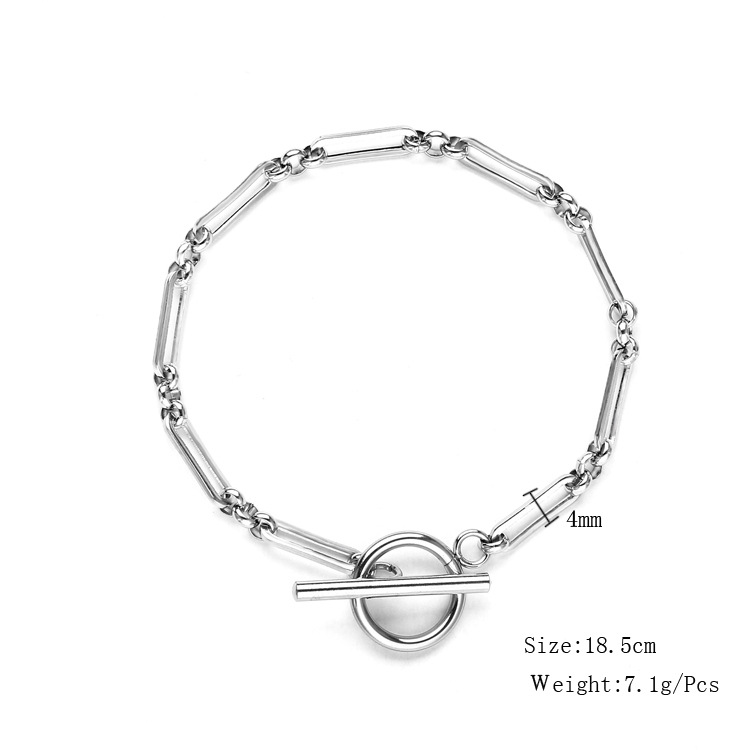 1 Piece 1 Set 304 Stainless Steel Bracelets Necklace display picture 2