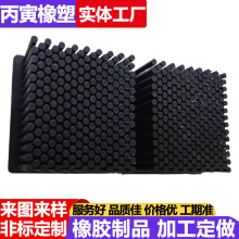 定制橡胶毛刷机械臂夹爪胶套机械手夹爪手指保护胶套定做硅胶毛刷