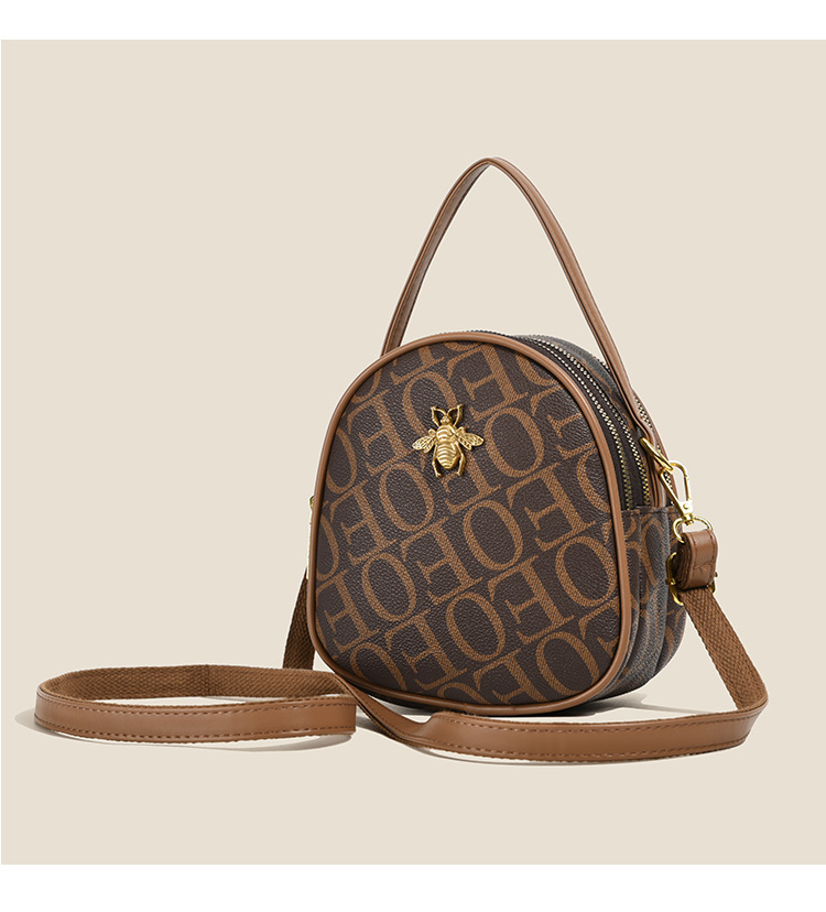 Borsa a tracolla donna moda retro borsa piccola a spalla stampa_voghion.com