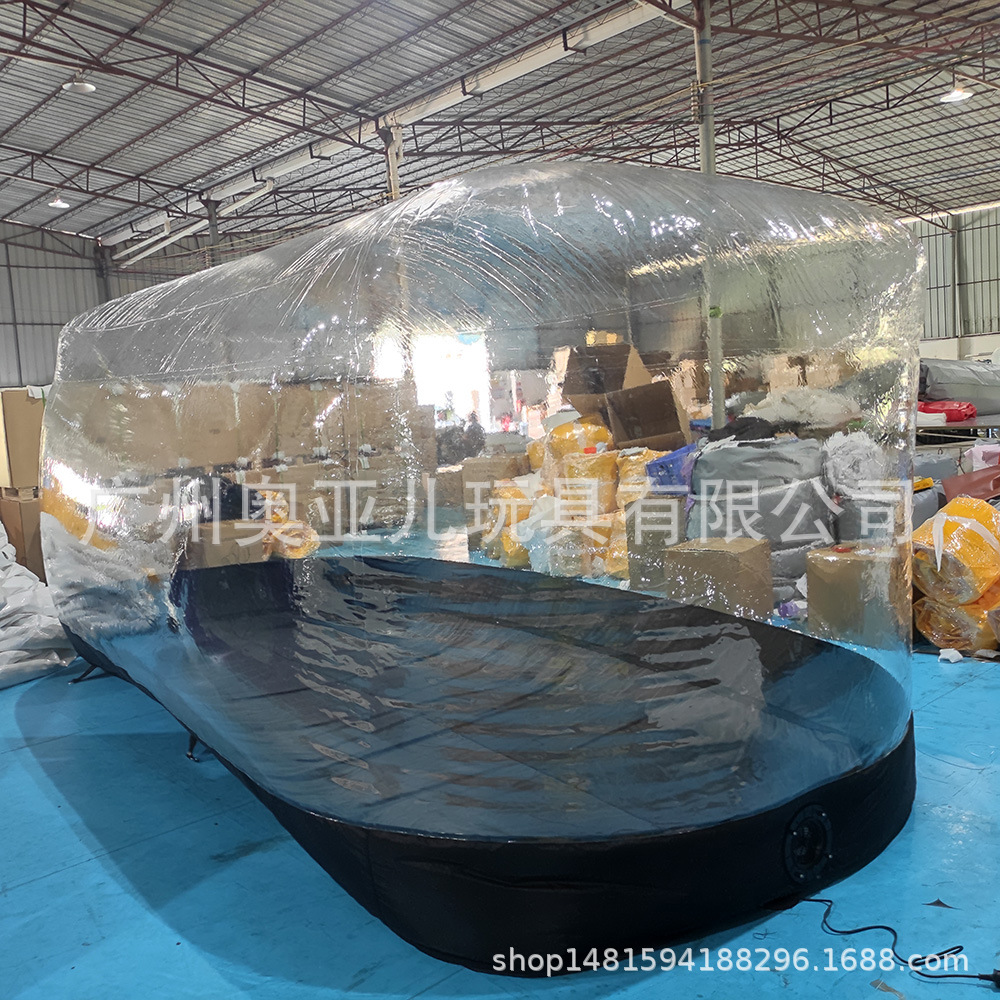 Coche inflable al aire libre carpa de estacionamiento transparente exposición actividad cubierta de coche reparación de belleza pintura en aerosol a prueba de polvo fabricante de dormitorio