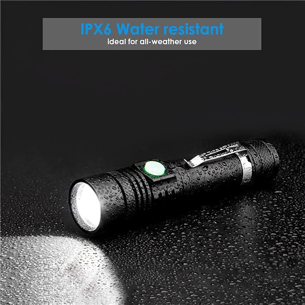 Cross-Border Strong Light Ultra-Bright Flashlight Outdoor Rechargeable Long-Range Small Mini Portable Led Work Light Home T6