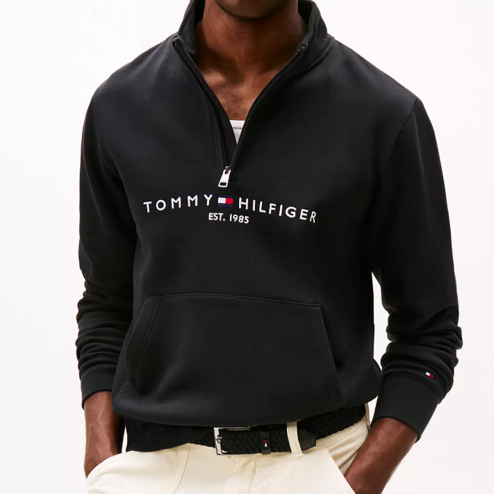 2025 European and American Fashion Autum New Zipper Cardigan Sweatshirt Tommy Casual Autum and Winter New Style for Men and Women 2025 European and American Fashion Autum New Zipper Cardigan Sweatshirt Tommy Casual Autum and Winter New Style for Men and Women