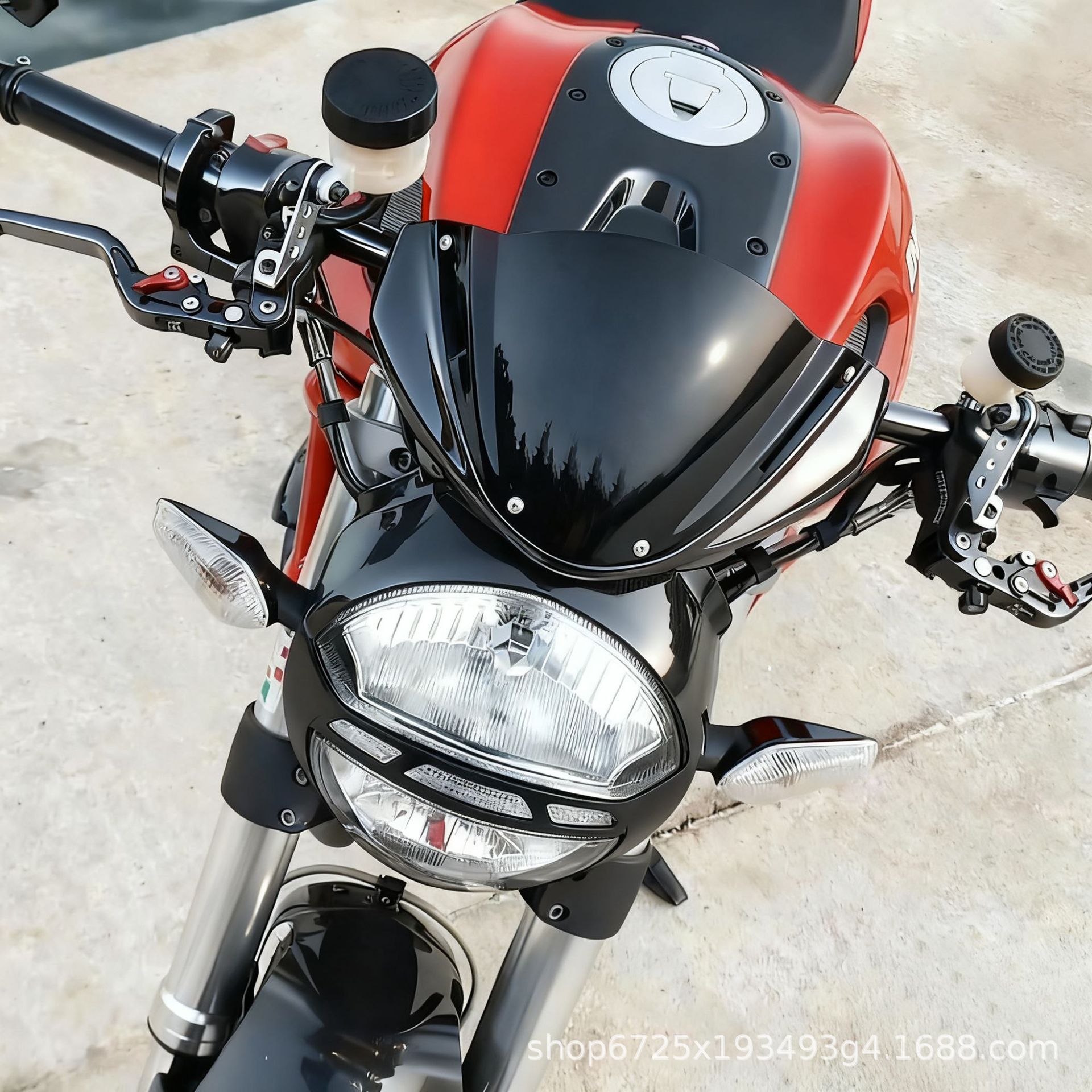 Suitable for Ducati 696/796/79/m1000 Front Windshield Windshield High Quality Textured Windshield