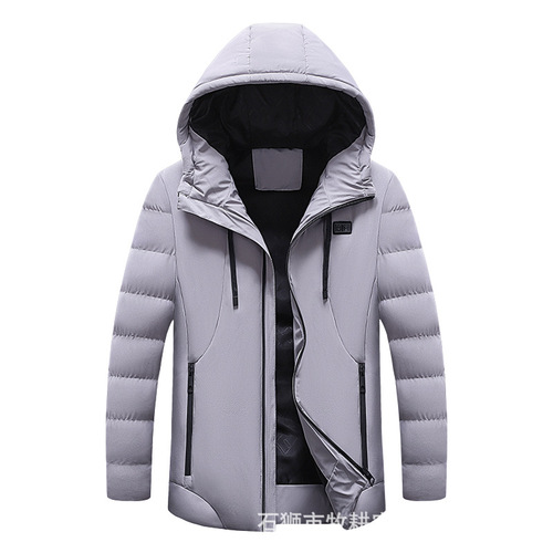 Cross-border intelligent heating cotton coats USB constant temperature electric heating couple's edition four zones nine zones fifteen zones factory wholesale