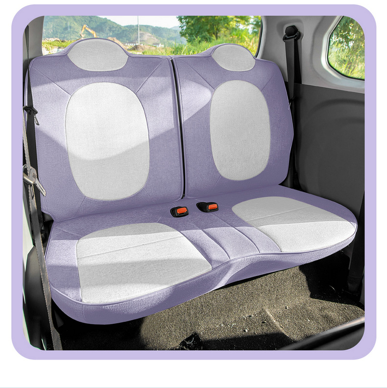 Pentium Pony Car Seat Cushion Special Cartoon Four Seasons Linen Seat Cover Mini All-Inclusive Cotton Linen Seat Cover