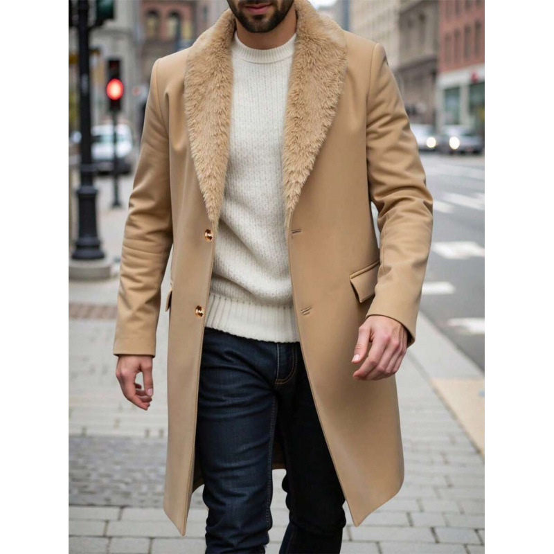 L 48026 Hombre delgado trench coat hombre delgado trench coat
