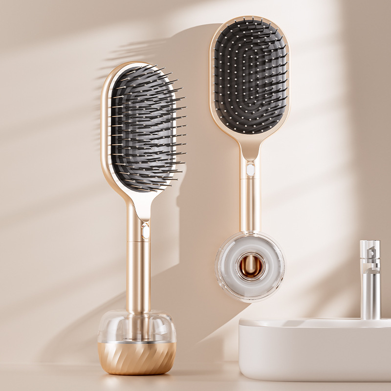 高級輸出スチールニードルエアクッションコーム、ふわふわハイヘッドトップコーム、ヘアスタイル専用ロングヘアマッサージエアバッグエアクッションコーム|undefined