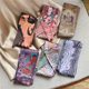 Vintage French Style Bow Tie Hair Oil Painting Silk Scarf Hair Belt Women's Tie Headscarf Long Ribbon Korean Style All-match Spring and Autumn