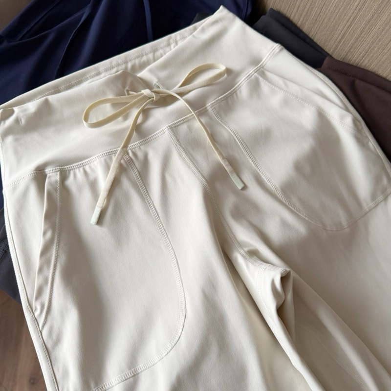 ------- Elastic Waist Straight-Leg Casual Pants 0821W30 ------- Elastic Waist Straight-Leg Casual Pants 0821W30