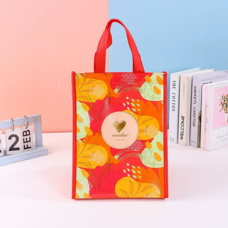 Milk tea, thermos non-woven cloth, disposable handheld pack, custom-made