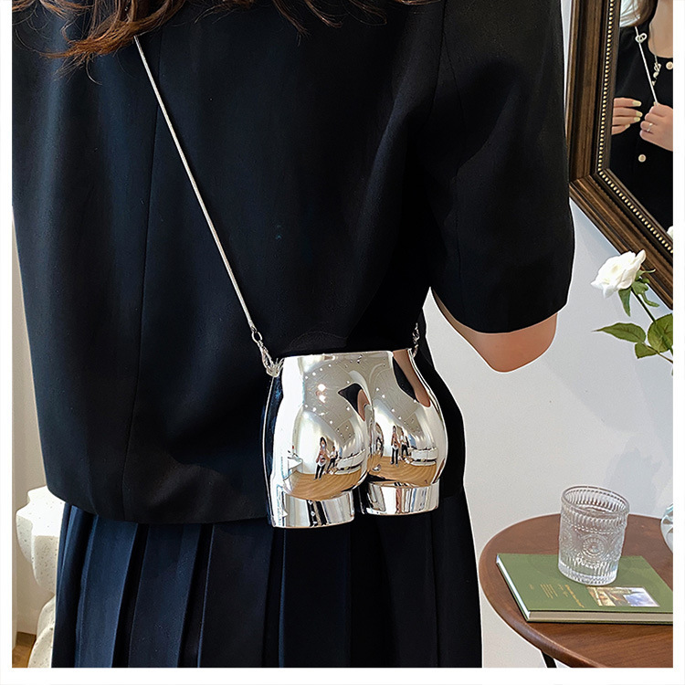 218g Weight Nylon Lining Material Paint Finish Fashion Element Magnetic Buckle Closure Type Single Shoulder Strap Strap Type Women'S Small Arylic Geometric Streetwear Paint Finish Magnetic Buckle Shoulder Bag