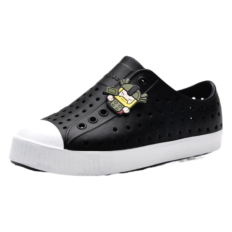 Bambootune verano niños agujero Zapatos Sandalias de playa hombres y mujeres zapatos huecos al aire libre cerrado dedo del pie zapatos de Estudiante