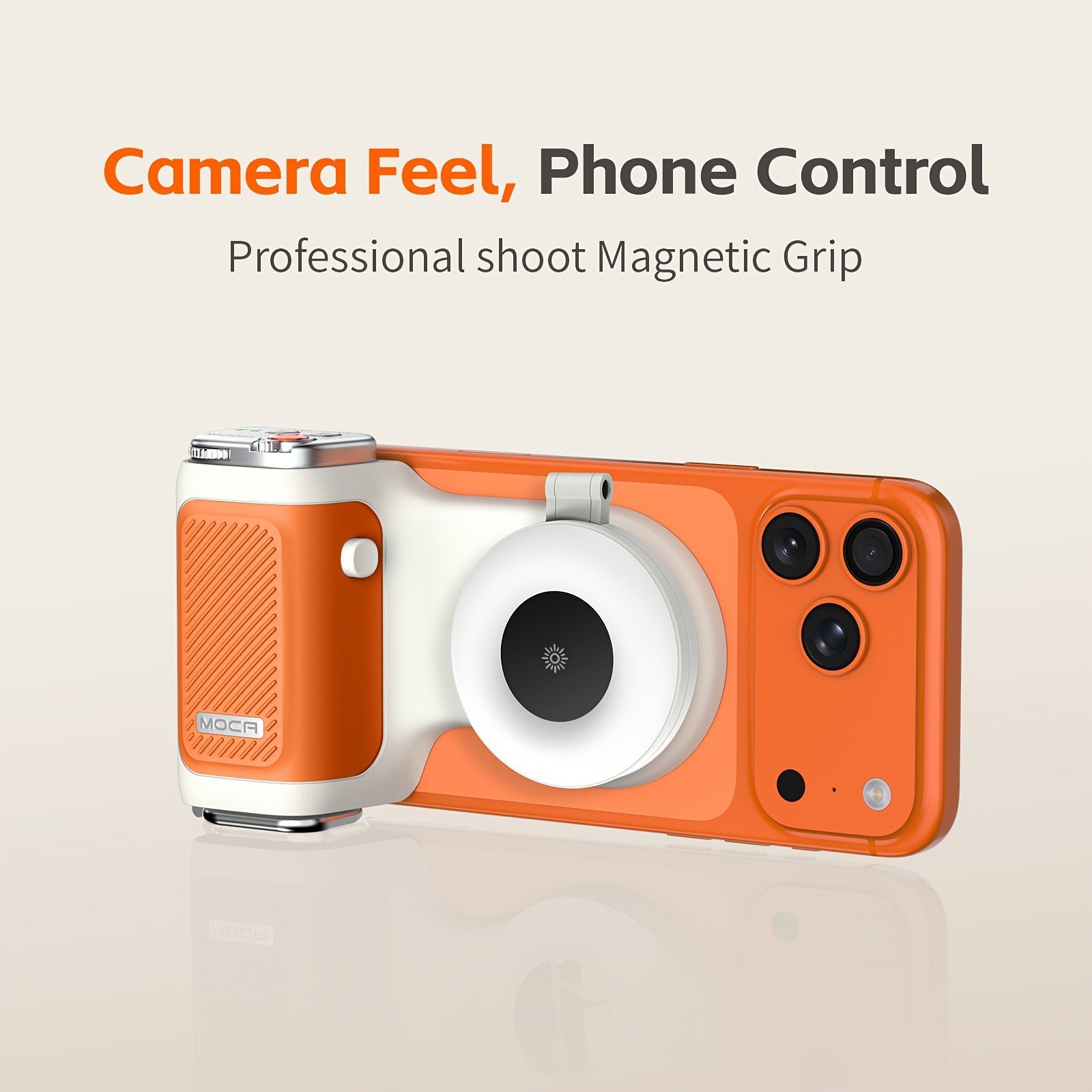 Mango Estabilizador Magnético para Celular de PVC con Control Remoto Bluetooth para Fotografía