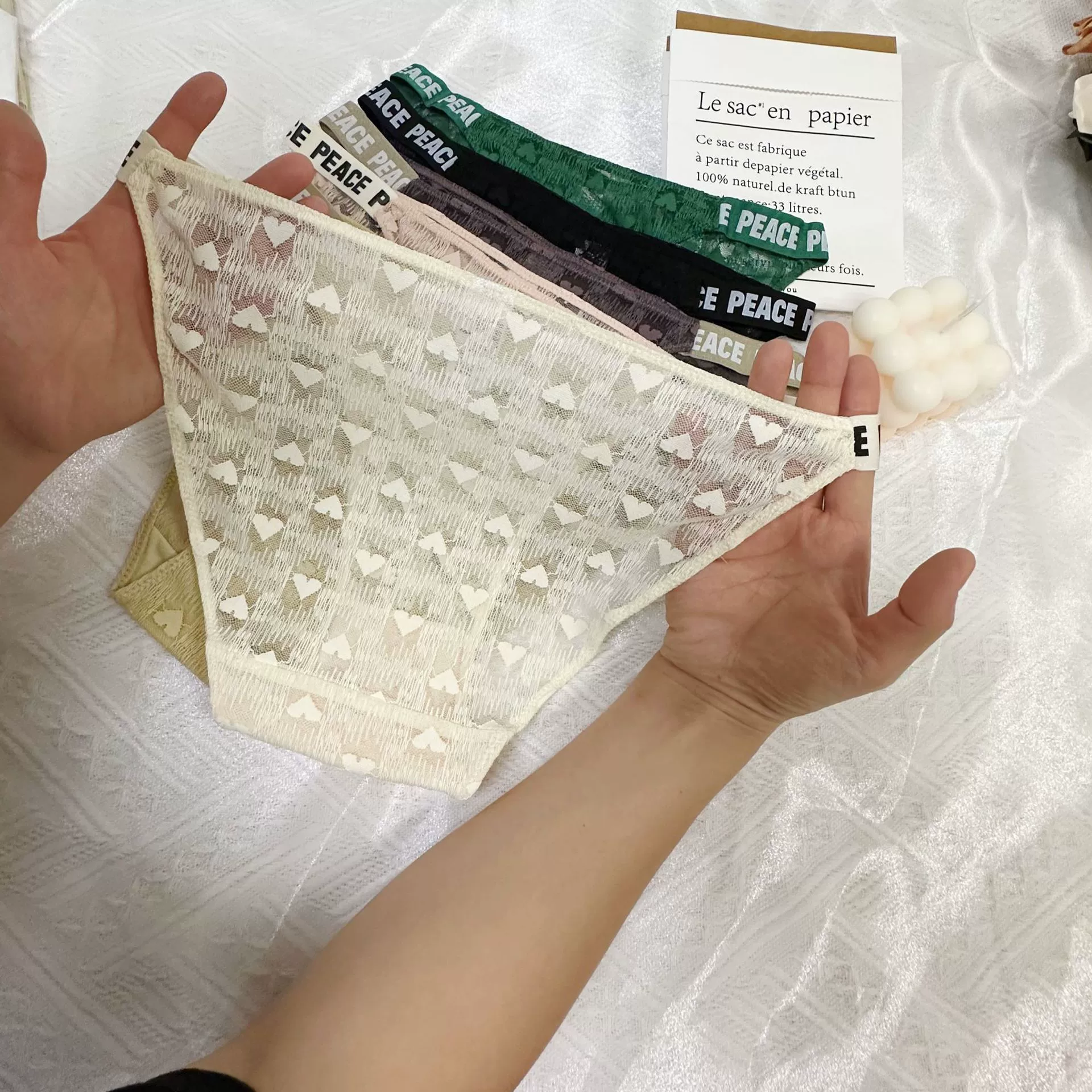 Сексуальное нижнее белье, тонкое кружевное дышащее хлопковое брюки, тонкие ленты