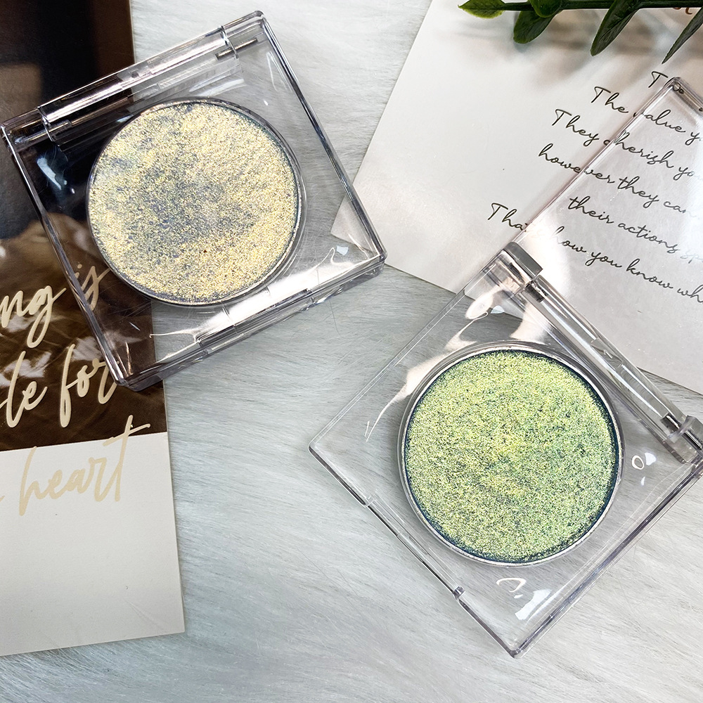 欧美跨境彩妆加工定制 OEM化妆品实力工厂批发多色光学变色龙眼影