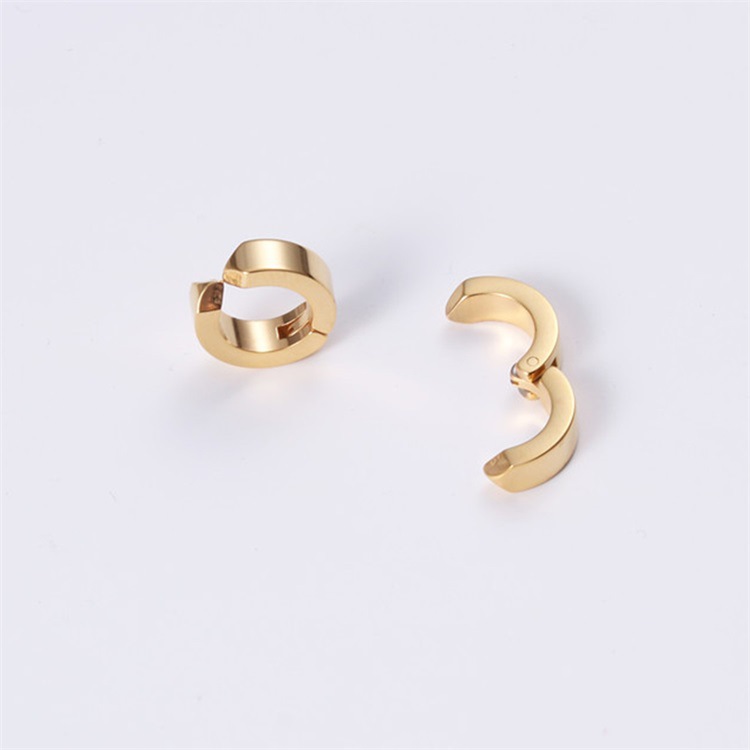 simple ear clips ear bone clip stainless steel earrings wholesale