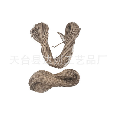 goods in stock Special Offer natural Double-stranded Hemp rope packing packing Ligature manual accessories Photo Clamp Yellow rope