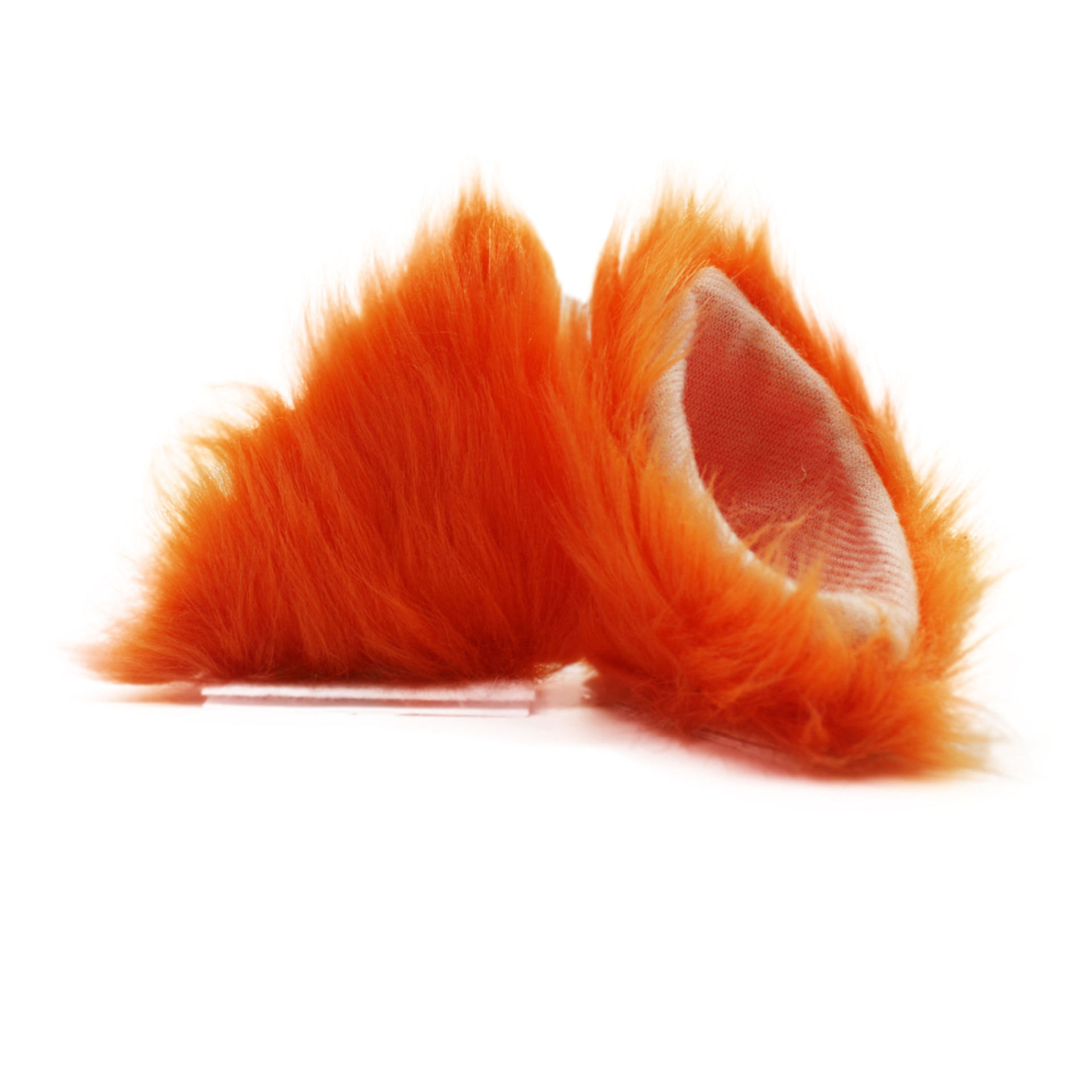 주황색 고양이 귀 한 쌍(헬멧은 포함되지 않음)