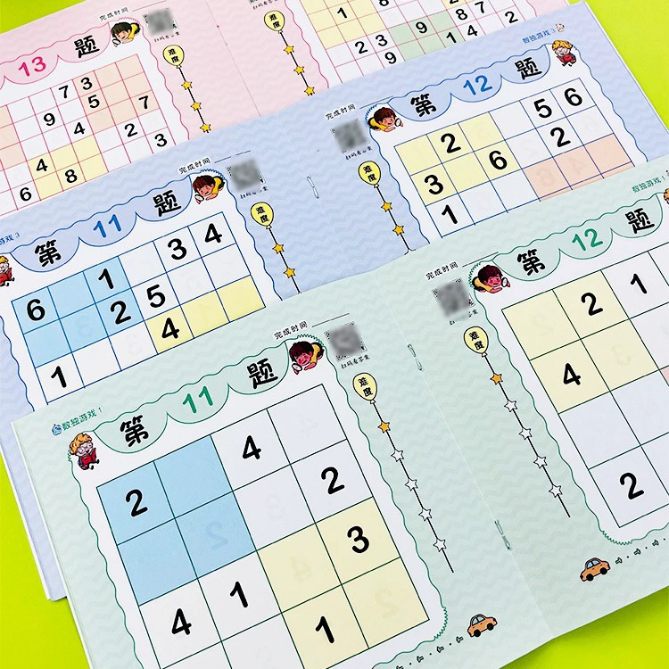 Уроки по sudoku для обучения математике, интеллектуальная тренировочная книга, практика, интеллектуальное развитие