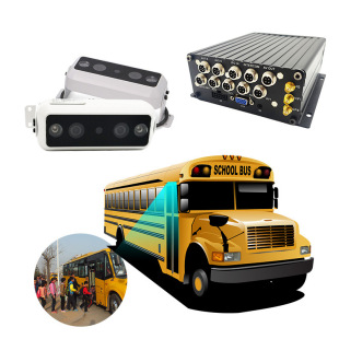 Fenglai Bus 2-Door Passenger Flow All-In-One Machine Bus School Bus Number Counting 3D Binocular Passenger Flow Counting Video Recorder