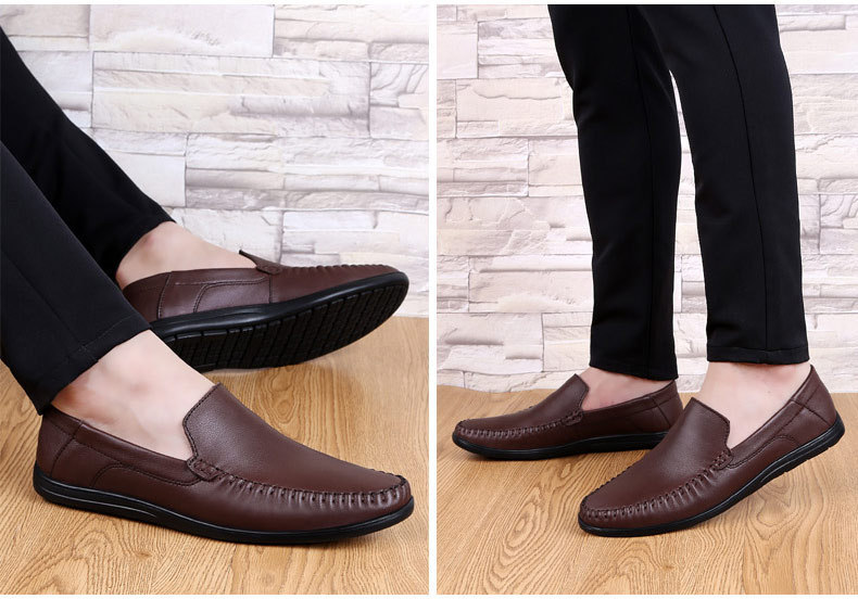 B2524 1230K GIÀY DA NAM JINTDT ĐẾ MỀM MÙA HÈ GIÀY DÉP NAM DA BÒ G04 SẢN PHẨM MỚI