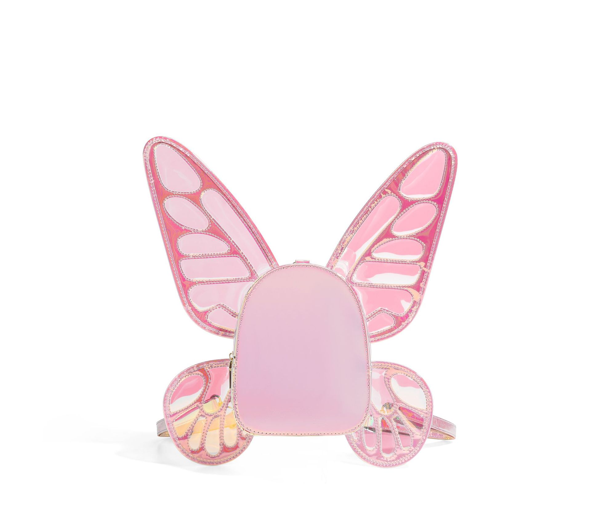 408g Weight Polyester Lining Material Zipper Closure Type Double Shoulder Straps Strap Type Fashion Backpack Bags Type Daily Occasion Pu Leather Material Women's Backpack Backpack Wings Pattern All Seasons Season Women's Gender Streetwear Style Oval Shape Wings Daily Women's Backpack 无