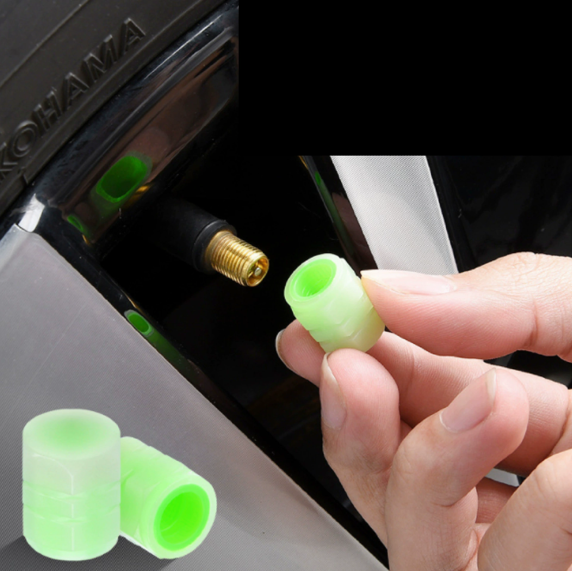 Автомобильная шина колпачок клапана светящийся колпачок клапана электромобиль мотоцикл вакуумная шина винт