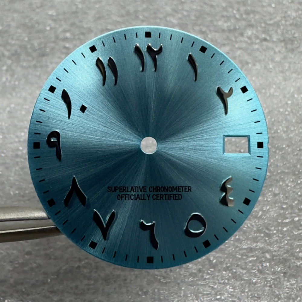 S-логотип арабская цифровая фабрика часы часы аксессуары буквально циферблат для 28.5mm