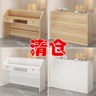 Clothing Store Cashier Cashier Shop Small Commercial Table Table Simple Modern Counter Front Desk Reception Desk Bar