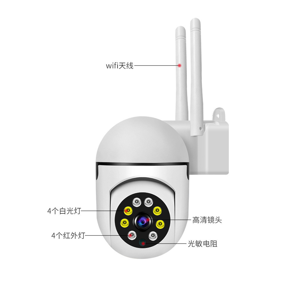 Wireless Wifi Remote Network Surveillance Camera Home Wholesale Indoor Mobile Phone High-Definition Night Vision Monitoring