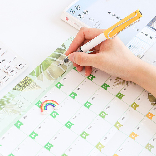 100-day plan, 100-day plan for weight loss and fitness, 100-day countdown to high school and college entrance examination schedule, life self-discipline table