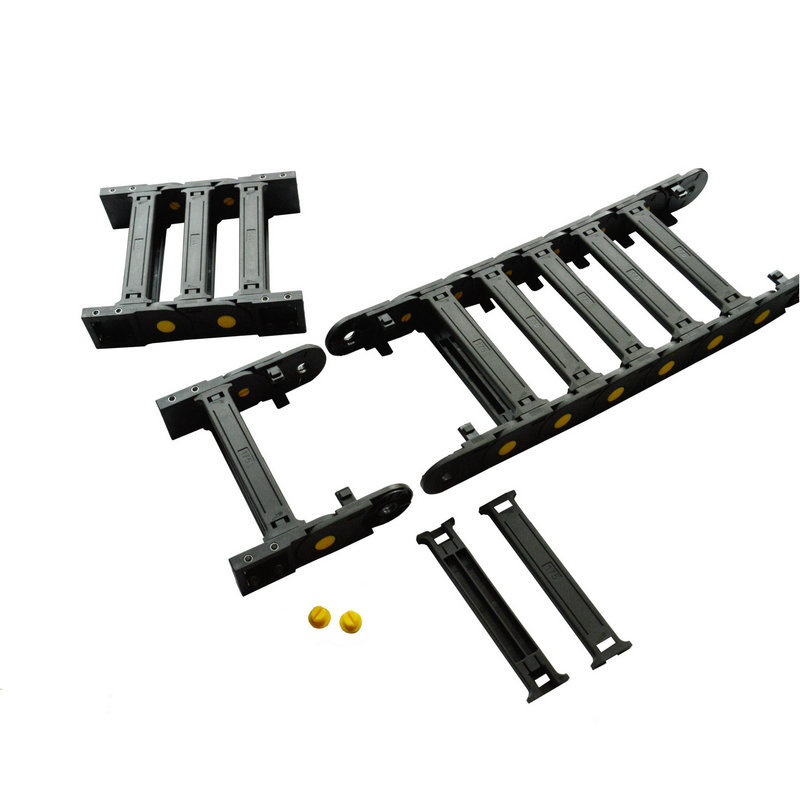 低价直销 尼龙拖链 35-65-175桥式拖链 轻型坦克链 工程塑料拖链