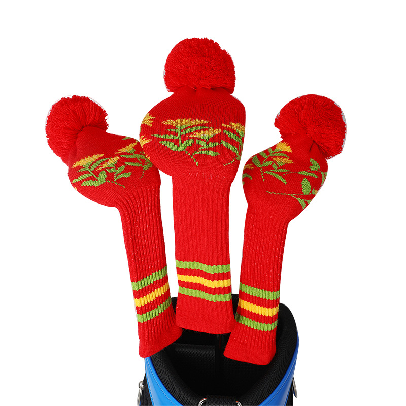 Juego de golf de punto conjunto de club de madera de punto conjunto de tapa conjunto de club de golf conjunto de entrega de una pieza