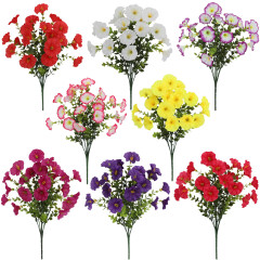 シミュレーション花七叉ユーカリ朝顔花シミュレーションラッパ花布花屋外家具装飾部品卸売り